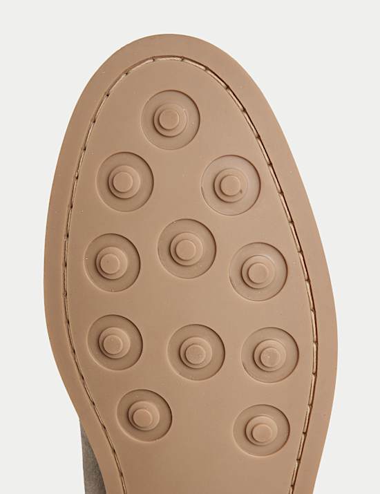 Suede Penny Loafers