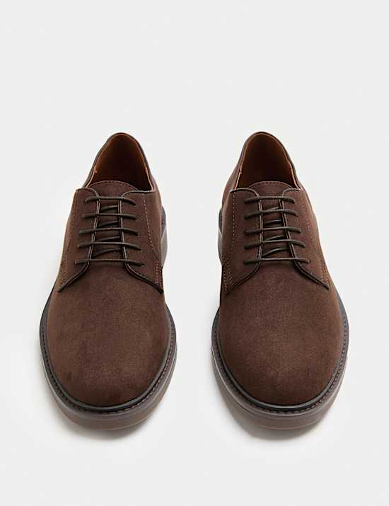 Suedette Derby Shoes
