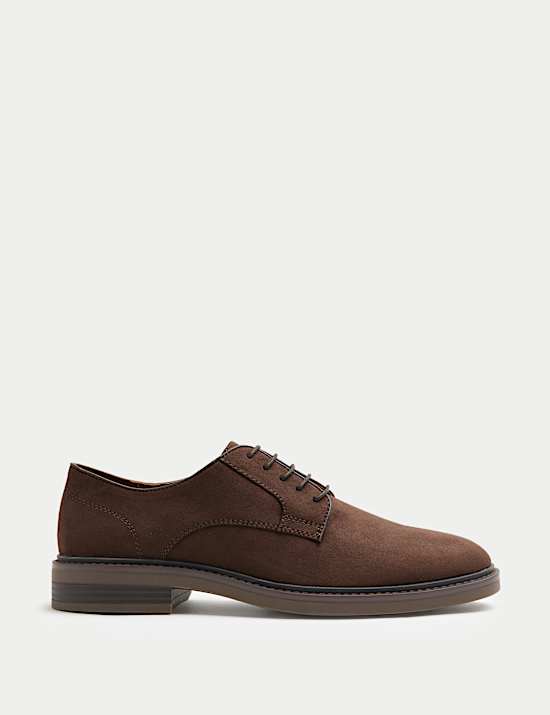 Suedette Derby Shoes