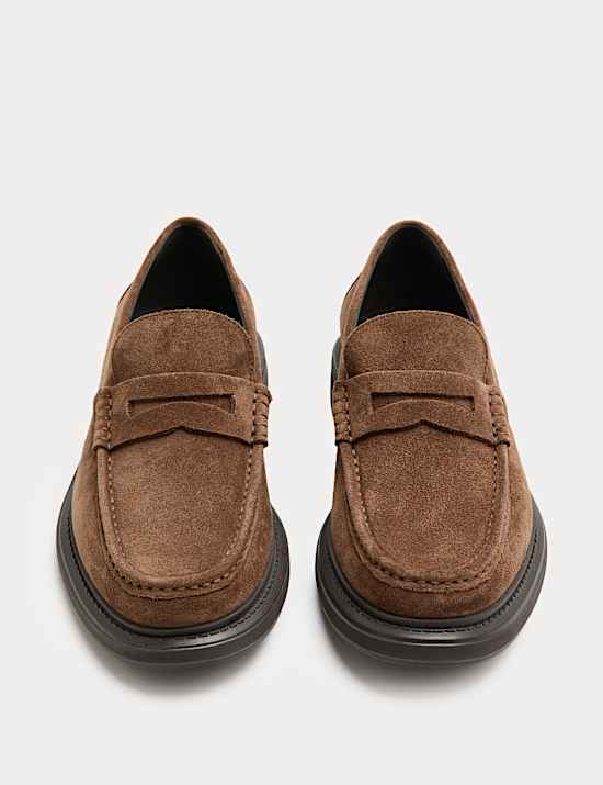 Suede Loafers