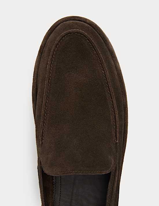 Mocassins &agrave; enfiler en daim