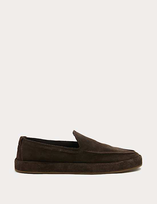 Mocassins &agrave; enfiler en daim