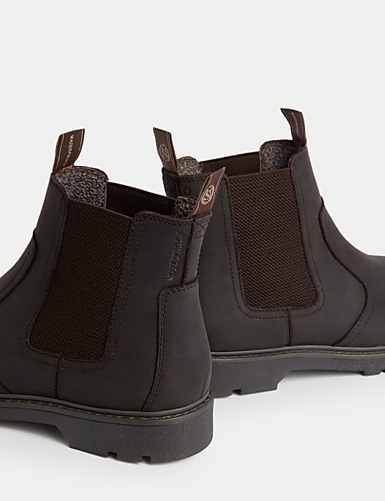 Waterproof Nubuck Chelsea Boots