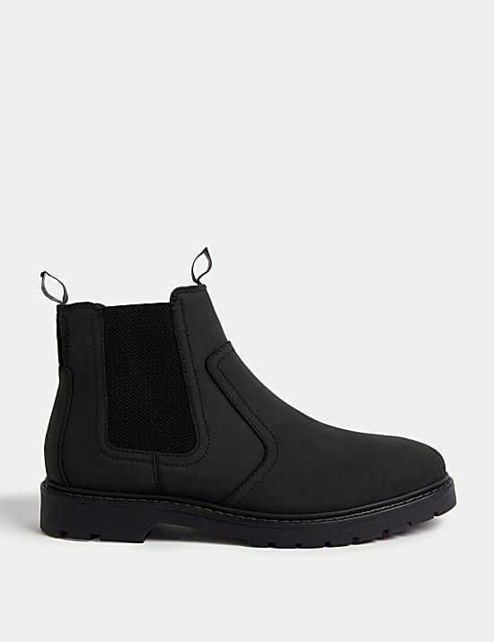 Waterproof Nubuck Chelsea Boots