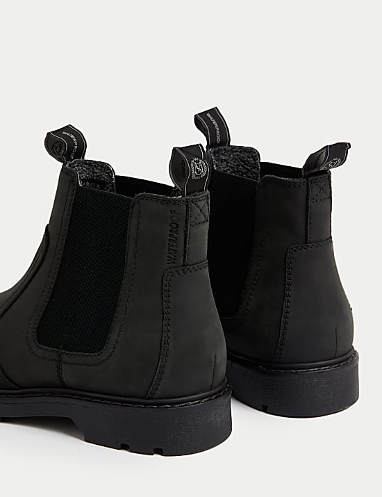 Waterproof Nubuck Chelsea Boots
