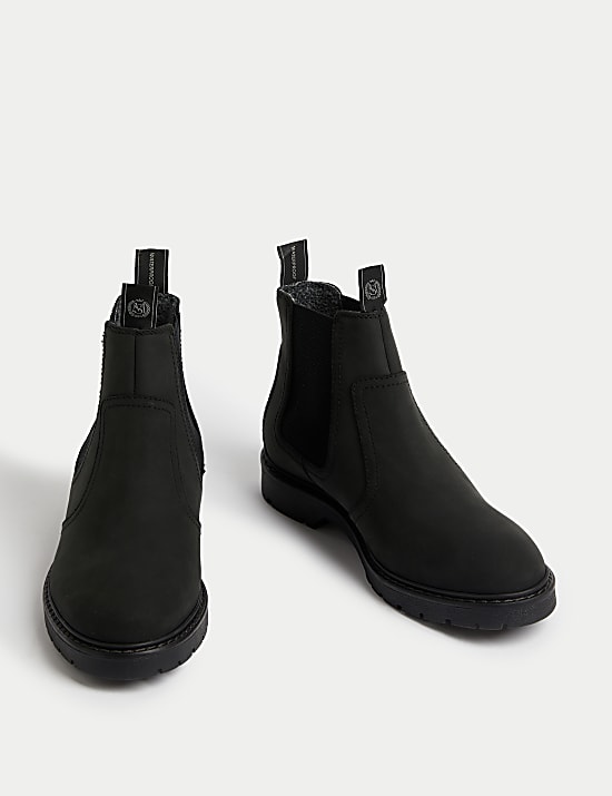 Waterproof Nubuck Chelsea Boots