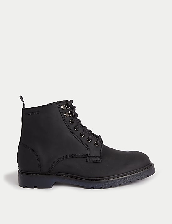 Waterproof  Nubuck Lace Up Boots