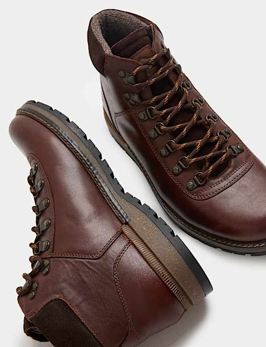 Leather Waterproof Casual Boots