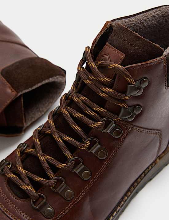Leather Waterproof Casual Boots