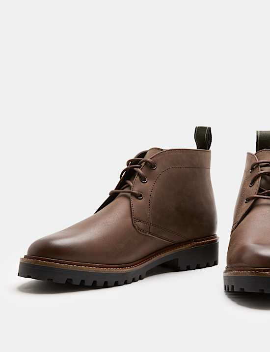 Gum Sole Cleated Chukka Boots