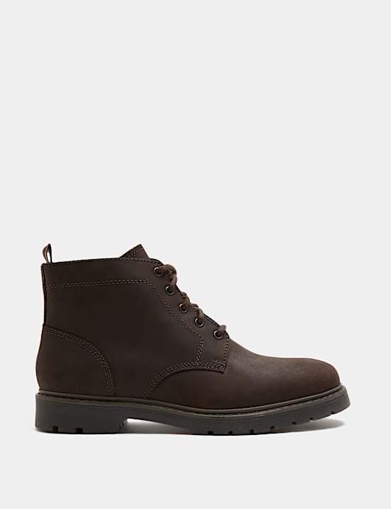 Waterproof Nubuck Lace Up Boots