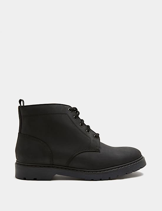 Waterproof Nubuck Lace Up Boots