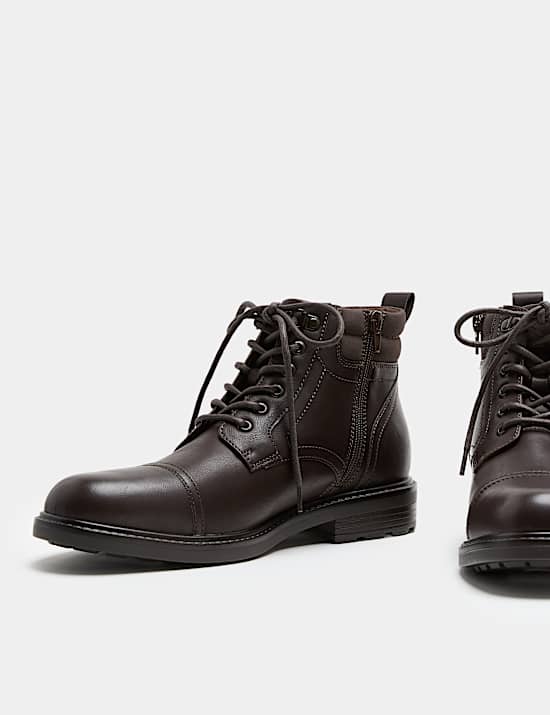 Lace Up Casual Boots