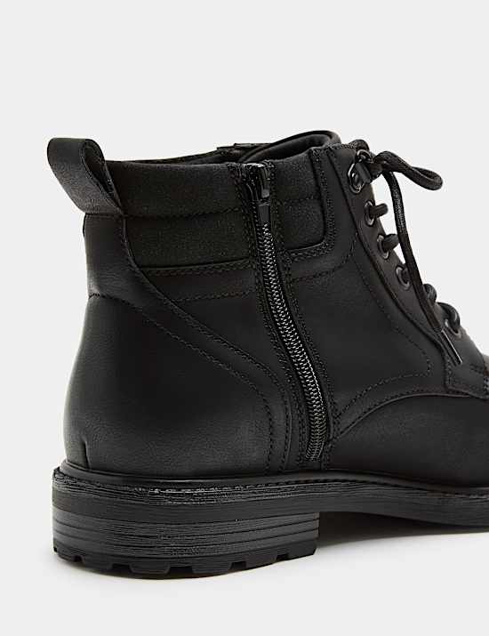 Lace Up Casual Boots