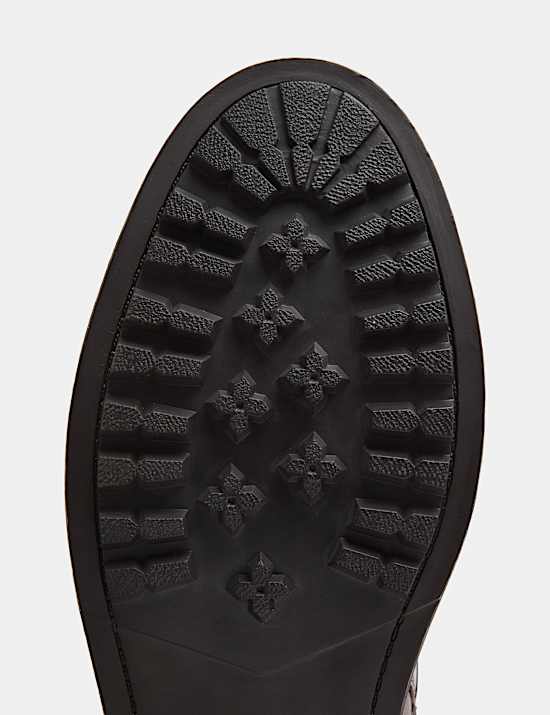 Leather Lace Up Shock Resistant Casual Boots