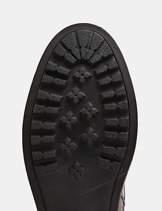 Leather Lace Up Shock Resistant Casual Boots