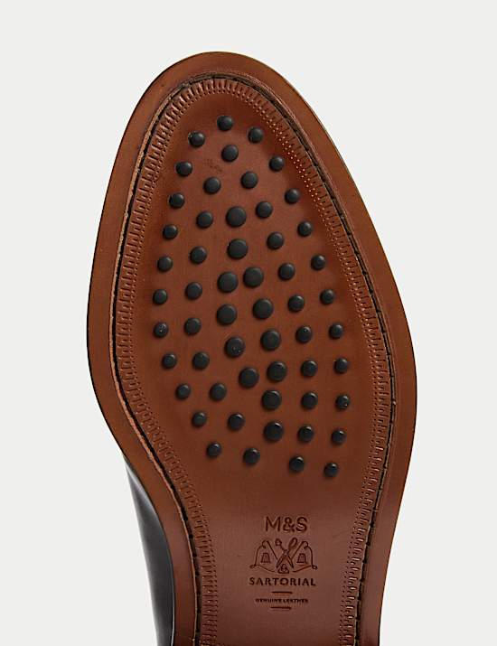 Wide Fit Leather Derby Shoes