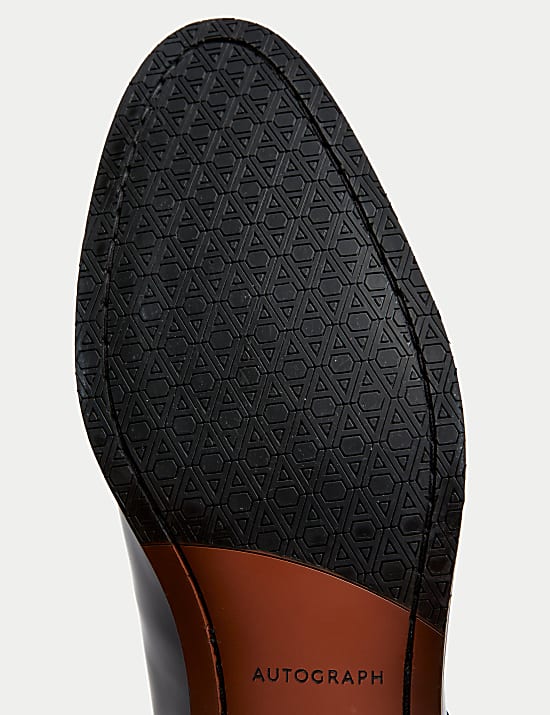 Leather Double Monk Strap Shoes