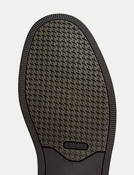 מוקסינים ללא שרוכים מעור