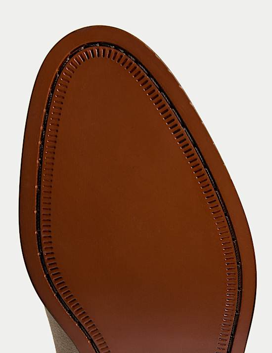 Suede Tassel Loafers