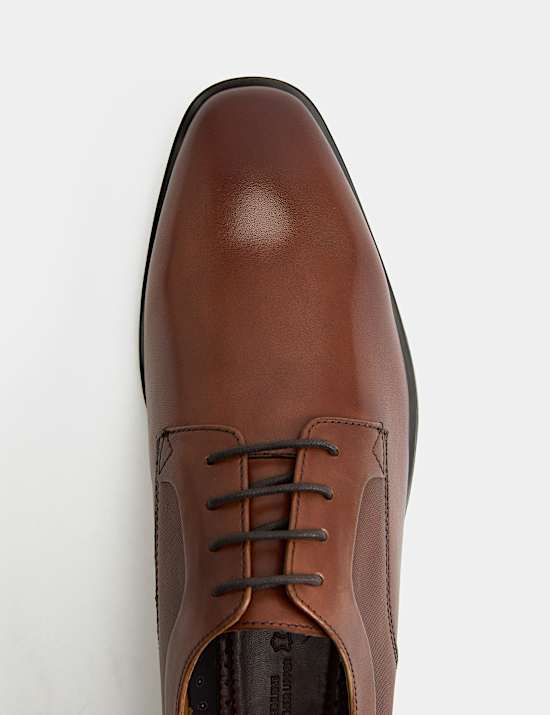 Derby-Lederschuhe
