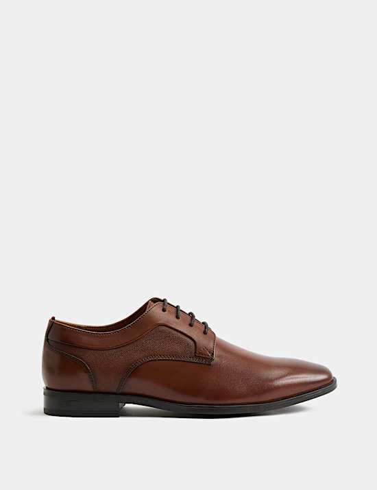 Derby-Lederschuhe