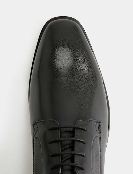 Zapatos Derby de piel de ancho especial