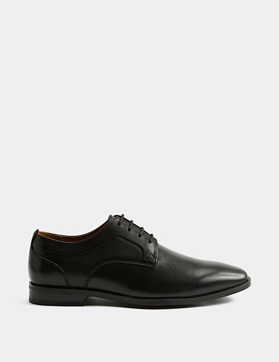 Zapatos Derby de piel de ancho especial