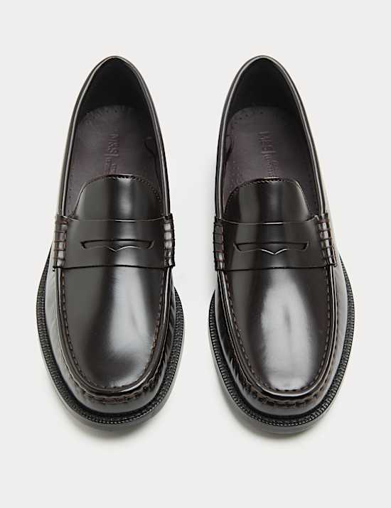 Leather Penny Loafers