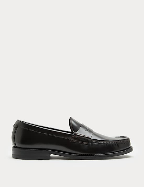 Leather Penny Loafers