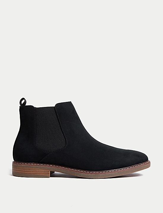 Suedette Chelsea Boots