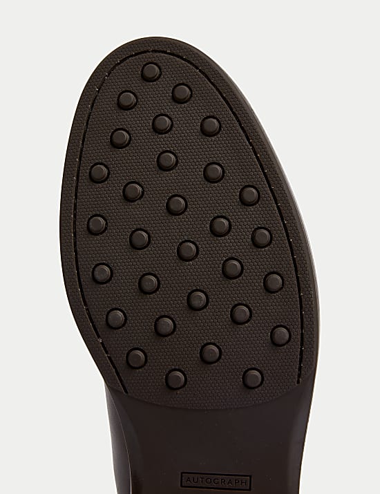 Leather Pull-On Chelsea Boots