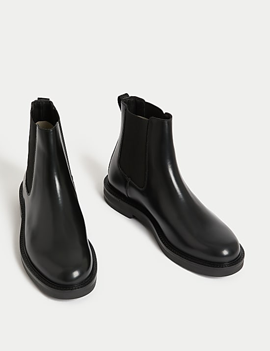 Leather Performance Chelsea Boots