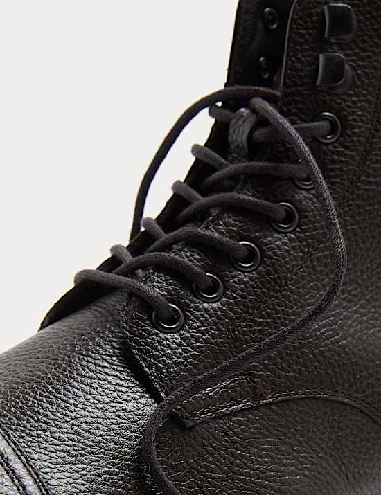 Autograph Leather Toe Cap Tumbled Boot