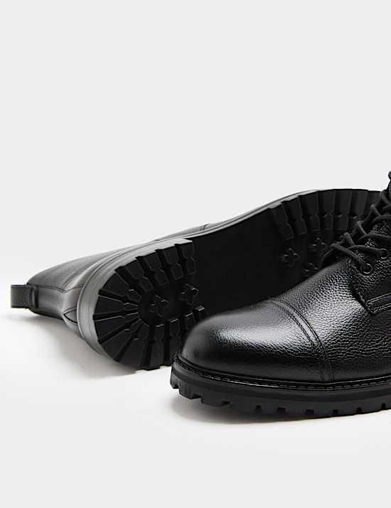 Autograph Leather Toe Cap Tumbled Boot