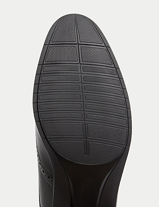 Wide Fit Airflex™ Leather Brogues