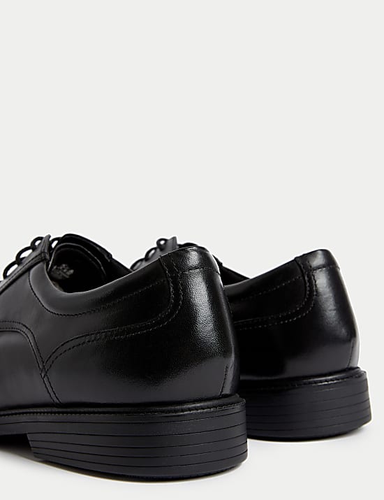 Wide Fit Airflex™ Leather Derby Shoes