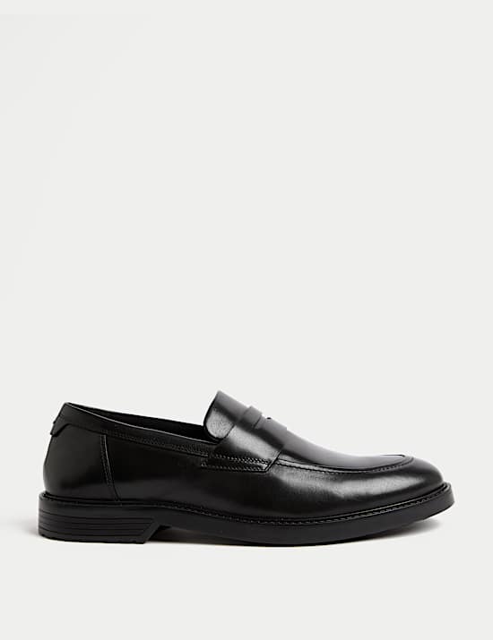 Airflex™ Leather Slip-On Loafers