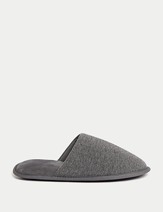 Mens Slippers Moccasin Mule Slippers For Men M S FR