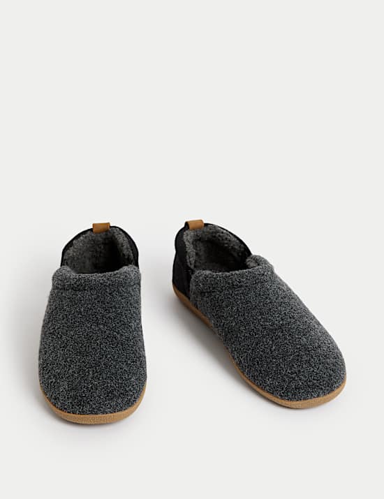 Filzpantoffeln mit Fleece-Futter mit Freshfeet™-Technologie