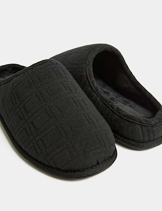 Mule-Pantoletten aus Jacquard mit Freshfeet™-Technologie