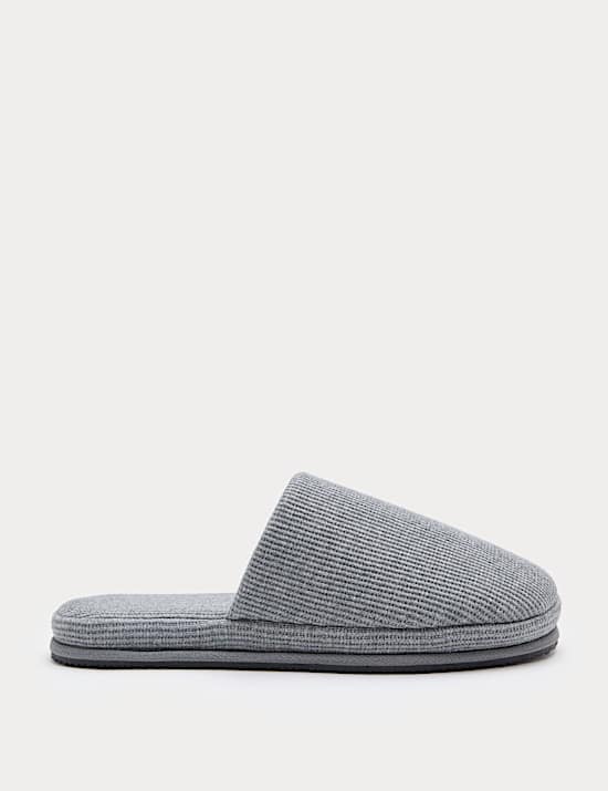 Micro Waffle Mule Slippers with Freshfeet&trade;