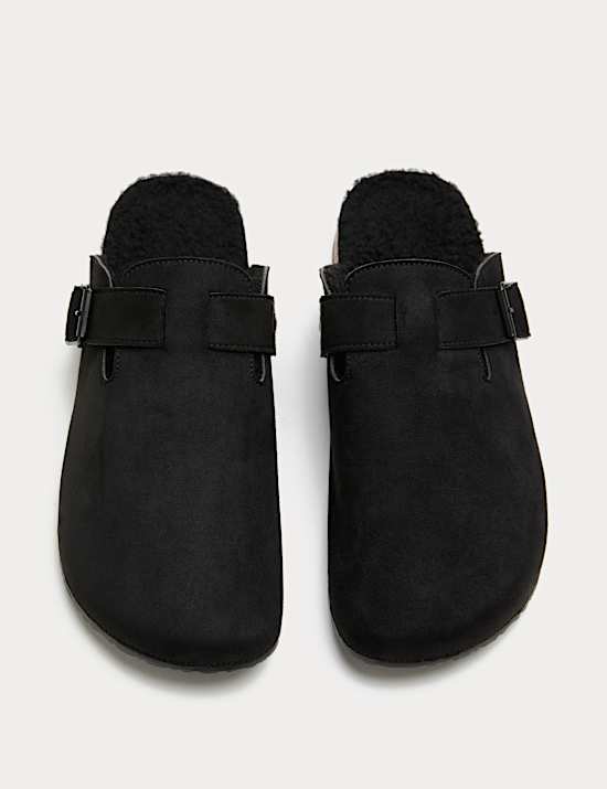 Buckle Mule Slippers