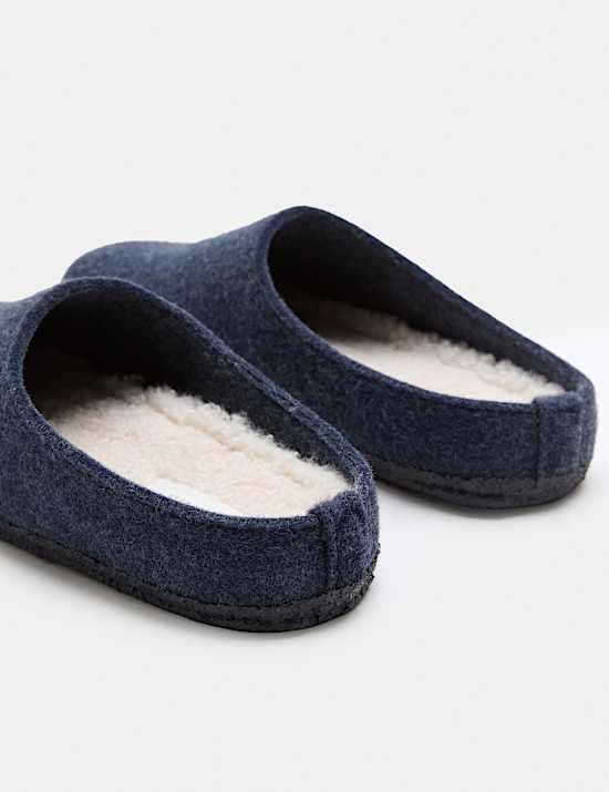Felt Mule Slippers with Freshfeet&trade;
