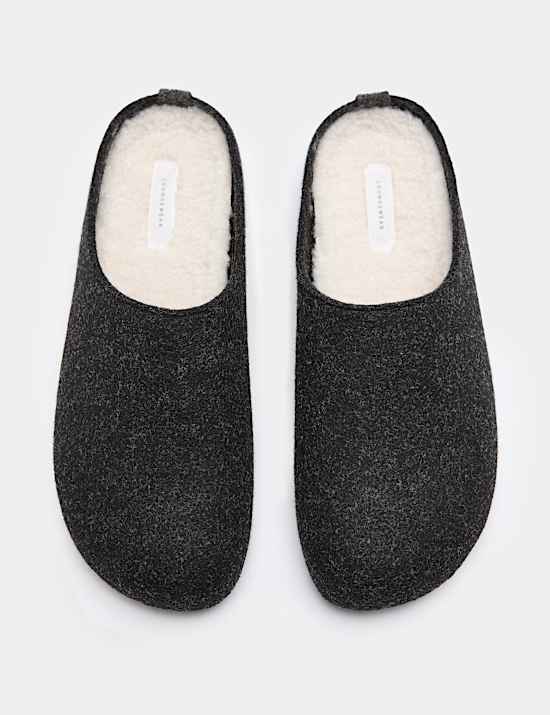 Felt Mule Slippers with Freshfeet&trade;