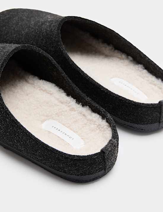 Felt Mule Slippers with Freshfeet&trade;