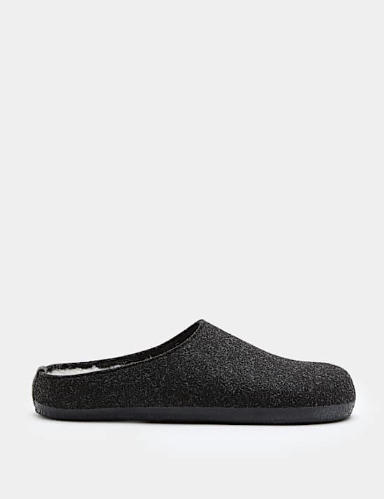 Felt Mule Slippers with Freshfeet&trade;