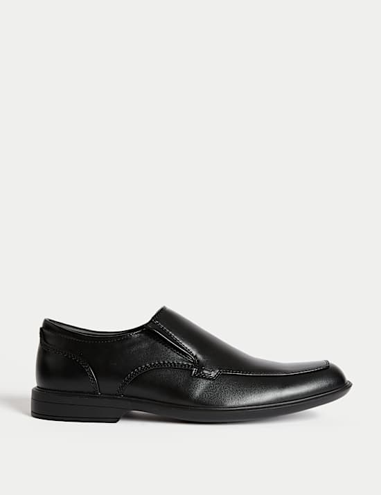 Zapatos peep toe sin cordones con puntera cuadrada