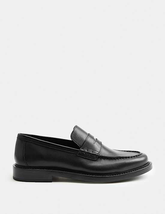 Mocassins en cuir sans lacets