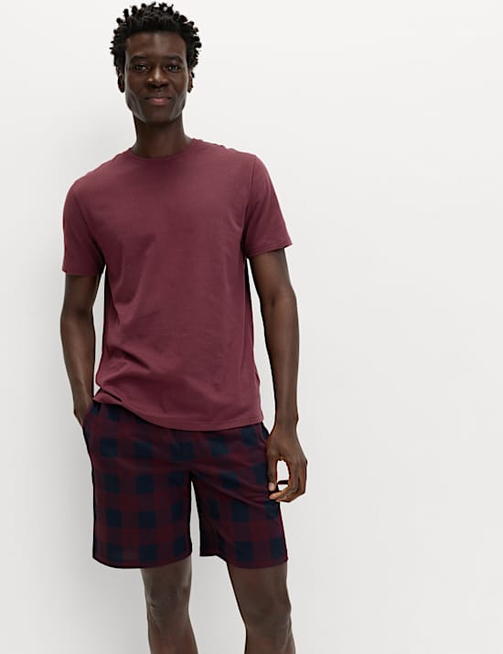 Pure Cotton Checked Pyjama Set